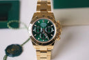 Relógio Daytona 40mm - Dourado/Verde